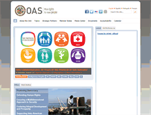 Tablet Screenshot of oas.org